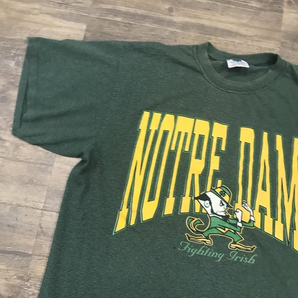 VINTAGE Kingstree Classic Shirt Men Size XL Notre Dame Fighting Irish USA Made‎ - Picture 3 of 12